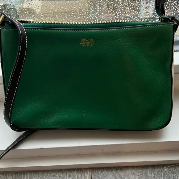 frances valentine leather shoulder bag - Picture 2 of 4